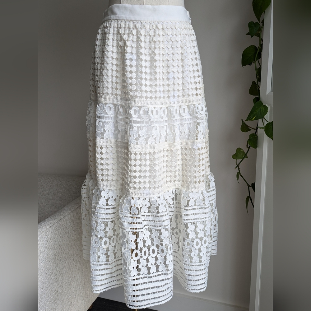 Diane Von Furstenberg DVF Tiana Lace Skirt